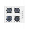 Kumtel Home Beyaz Cam Ankastre Set