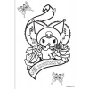 Kuromi - Havalı Boyama Kitabı (Stickerlı Boyama Kitabı)