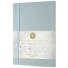 Lastikli Tarihsiz Kalın Yapraklı Defter, 14x20 cm, Pastel Mavi