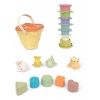 Learning Fun 17 Parça Duyusal Oyuncak Banyo Oyuncağı 6AY+ Istifleme Kombinasyon Oyuncağı