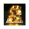 LED Işıklı Ahşap Villa Yapma Seti - DIY Hobi Kiti