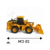 LED Işıklı Uzaktan Kumandalı Bulldozer, Eğlenceli Oyun Seti