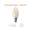 LED Rustik Mum Buji Ampul, E14 Duy, 10lu Paket