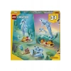 LEGO® Creator 3ü 1 Arada Deniz Hayvanları: Güzel Yunuslar 31385 – 9+ için Yaratıcı Oyuncak Yapım Seti (542P)