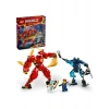 LEGO® NINJAGO® Kainin Ateş Elementi Robotu 71808 - 7 Yaş & Üzeri Çocuklar için Yaratıcı Oyuncak Yapım Seti (322 Parça)