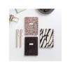 Leopar Desenli 3lü Spiralli Defter Seti 10x14 cm Karton Kapak