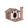Leopar Desenli Kedi Tırmalama Tahtası