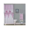 Lila Renkli 180x200 cm Su Geçirmez Banyo Perdesi