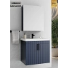 Lizbon 65 cm Lake Lacivert Banyo Dolabı