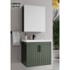 Lizbon 65 cm Lake Yeşil Banyo Dolabı