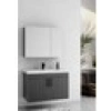 Lizbon 80 cm Lake Antrasit Banyo Dolabı