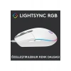 Logitech G G102 LIGHTSYNC RGB Aydınlatmalı 8.000 DPI Kablolu Oyuncu Mouse – Beyaz