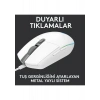 Logitech G G102 LIGHTSYNC RGB Aydınlatmalı 8.000 DPI Kablolu Oyuncu Mouse – Beyaz