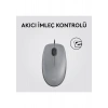 Logitech M110 Sessiz Tam Boyutlu Kablolu Usb-A Bağlantılı Optik Mouse - Gri
