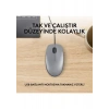 Logitech M110 Sessiz Tam Boyutlu Kablolu Usb-A Bağlantılı Optik Mouse - Gri