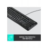 Logitech MK120 Usb Q Siyah Kablolu Klavye + Mouse Set