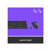 Logitech MK220 Q Tr Siyah Kablosuz Klavye Mouse Set