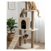 Lüx Kedi Tırmalama Oyun Evi, Beyaz Renk, Hamaklı Tasarım