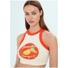 Mango Baskılı Askılı Kısa Üst