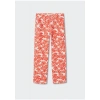 Mango Baskılı düz jean pantolon