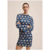 Mango Baskılı Retro Elbise