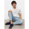 Mango Bilek Boyu Düz Kesim Jean