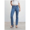 Mango Cepli kloş jean pantolon