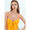 Mango Düğüm Yaka Askılı Elbise