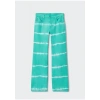 Mango Geniş bacak batik jean pantolon
