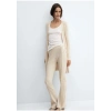 Mango Geniş Paçalı Nervürlü Pantolon