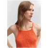 Mango Halter Yaka Örme Elbise