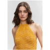 Mango Halter Yaka Tığ İşi Üst