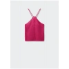 Mango Halter Yaka Tığ İşi Üst