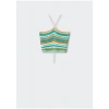 Mango Halter Yaka Tığ İşi Üst