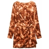 Mango Kısa Batik Dökümlü Elbise