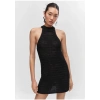 Mango Lurex Askılı Elbise