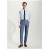 Mango Man %100 Keten Takım Elbise Pantolonu