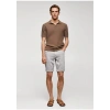 Mango Man Dar Kesim Denim Bermuda Şort