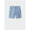 Mango Man Normal Kesim Denim Bermuda Şort