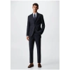 Mango Man Slim Fit Kareli Takım Blazer