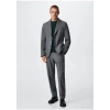 Mango Man Slim Fit Yünlü Takım Elbise Pantolonu