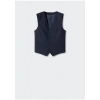 Mango Man Süper Slim Fit Kareli Takım Yeleği