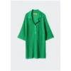 Mango Oversize Ajurlu Örme Polo Yaka T-Shirt