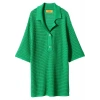 Mango Oversize Ajurlu Örme Polo Yaka T-Shirt