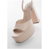 Mango Platform Bilek Manşetli Sandalet