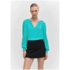 Mango Raglan Kollu Bluz