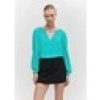 Mango Raglan Kollu Bluz