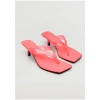 Mango Vinil Yüksek Sandaletler