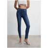 Mango Yüksek belli skinny jean pantolon