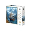 Manzara ve Gemi Puzzle, 1000 Parça, 2,2mm Kalınlık, 48x68cm Boyut
